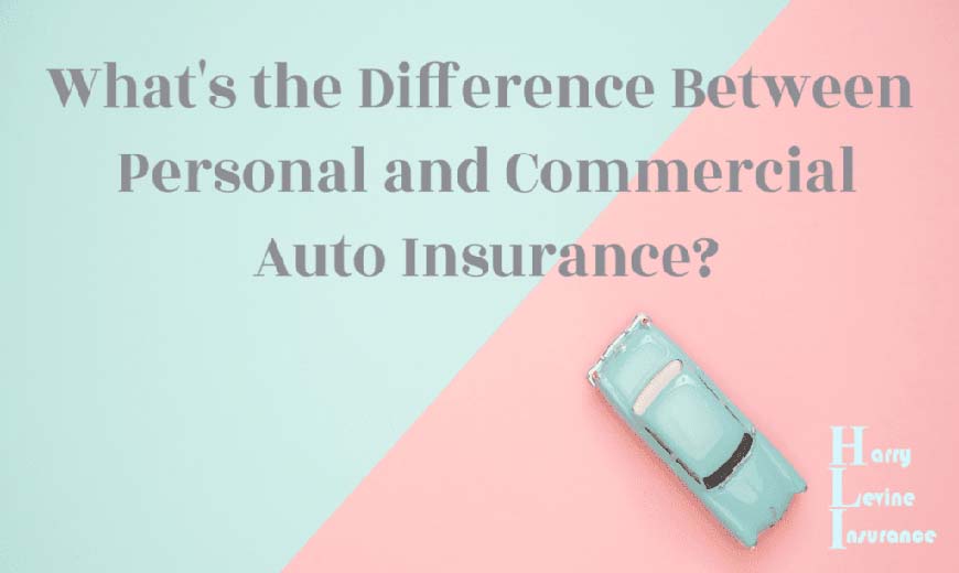 What's the difference between personal and commercial auto insurance?