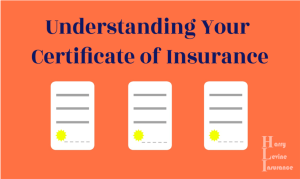 Understanding your Certificate of Insurance