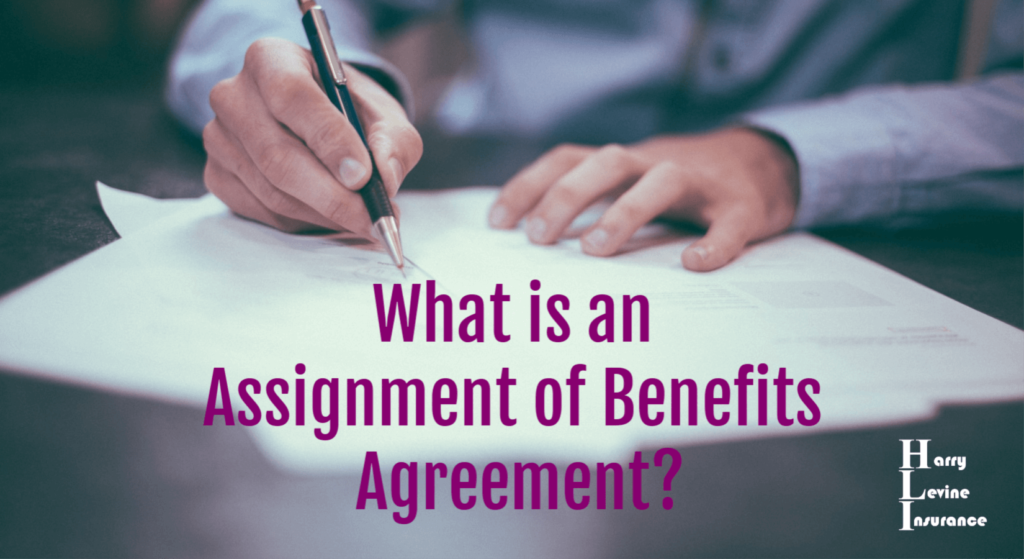 assignment of benefits definition