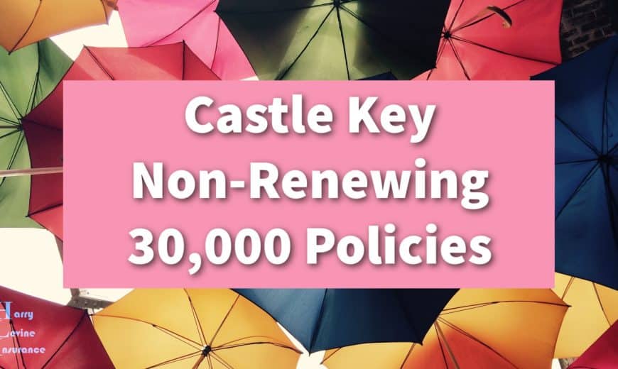Castle Key Non-Renewing 30,000 Policies. Here's what you can do.